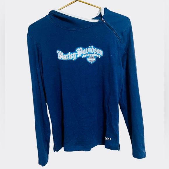 Harley-Davidson Blue Sweatshirt - Picture 1 of 12